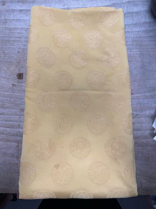 VINTAGE GOLD ROUND VERSACE TABLE CLOTH 86"x86"