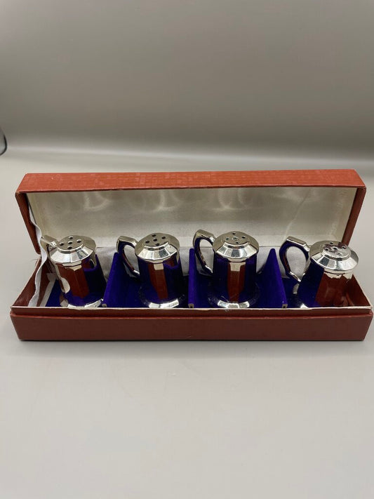 MINI MUG SHAPED SALT AND PEPPER SET OF 4