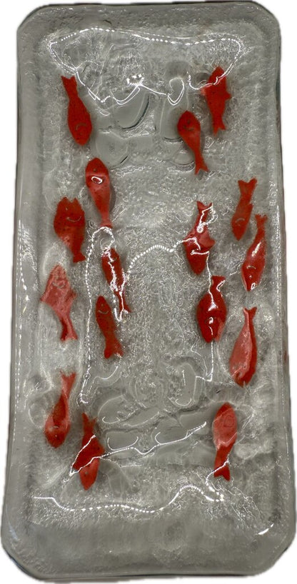 SIGNED GOLDFISH TRINKET DISH