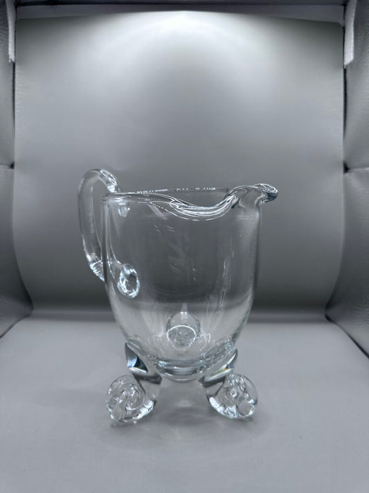 VINTAGE FOOTED PITCHER