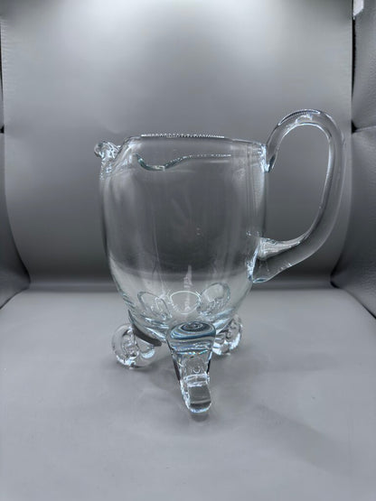 VINTAGE FOOTED PITCHER