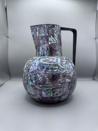 MCM MEXICO ABALONE SHELL WATER PITCHER