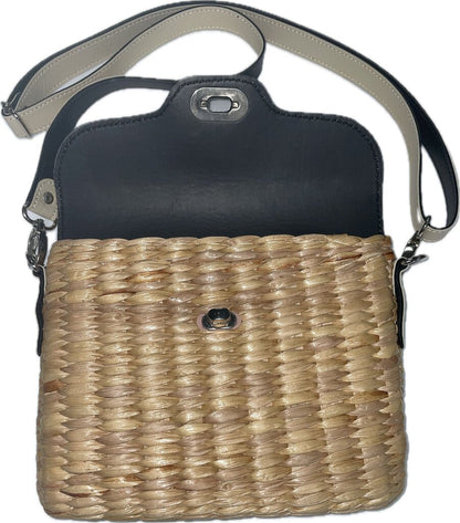 SEA AND GRASS RATTAN PURSE
