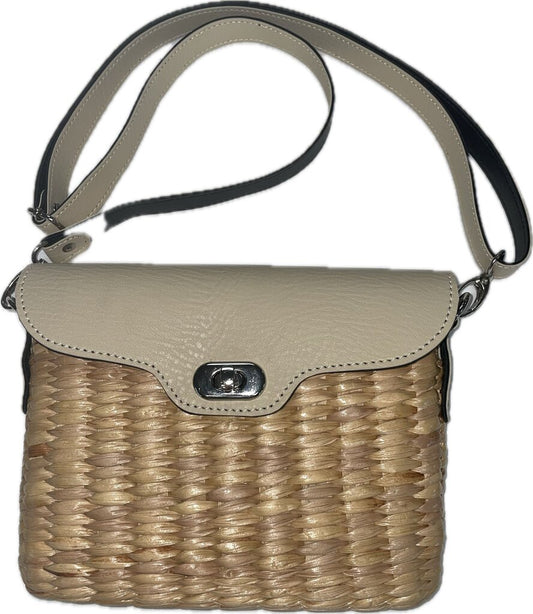 SEA AND GRASS RATTAN PURSE