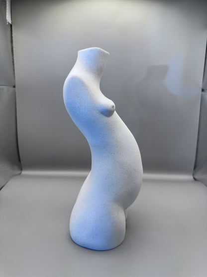 ANISSA KERMICHE BEIGE TIT FOR TAT CANDLESTICK HOLDER