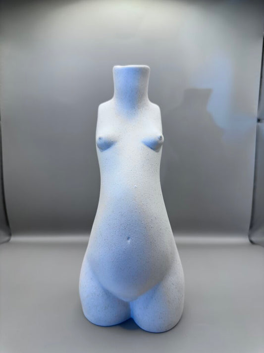 ANISSA KERMICHE BEIGE TIT FOR TAT CANDLESTICK HOLDER