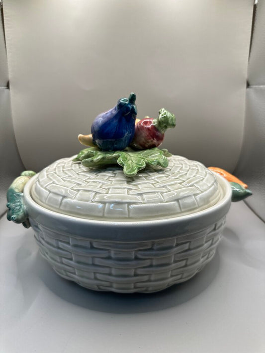 FITZ AND FLOYD HARVEST CASSEROLE DISH