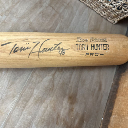 TORII HUNTER SIGNED BAT