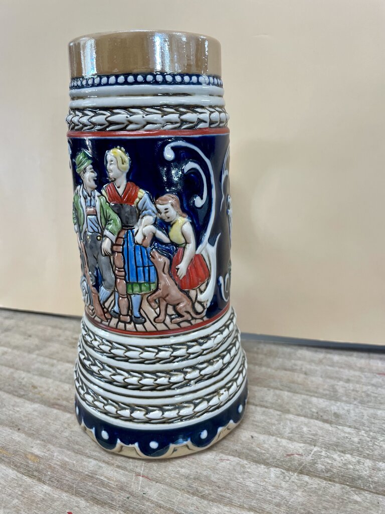 GERMAN BEER STEIN 7"