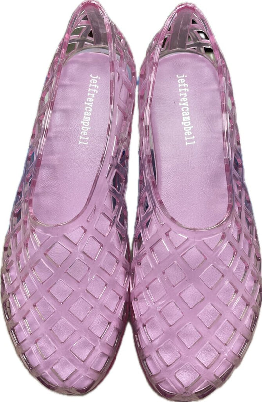 JEFFERY CAMPBELL PINK JELLIES size 7