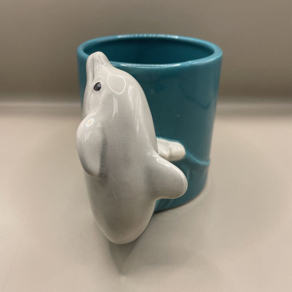 VINTAGE 1990S BERGSCHRUND SEATTLE DOLPHIN COFFEE MUG