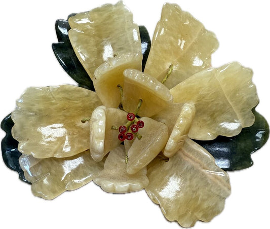 VINTAGE JADE FLOWER