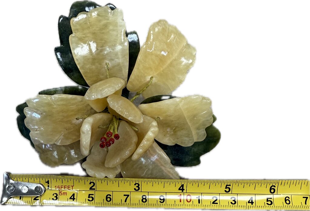 VINTAGE JADE FLOWER