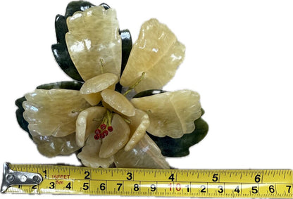 VINTAGE JADE FLOWER