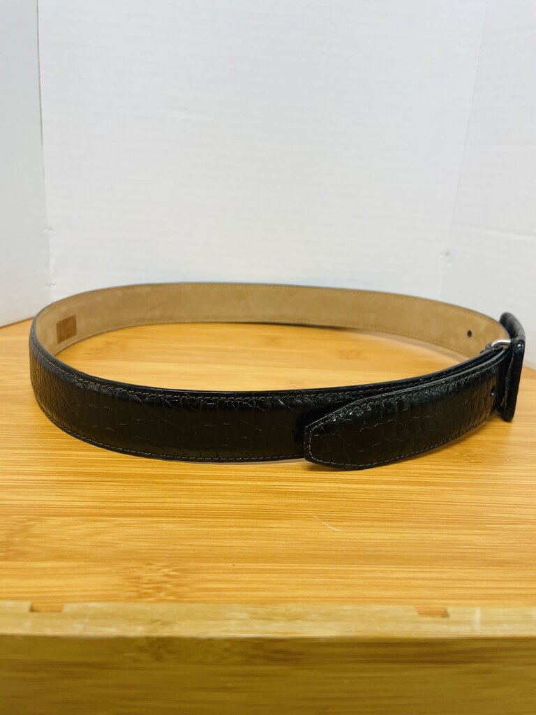 NORMA KAMALI CALFSKIN BELT 33 INCH LONG