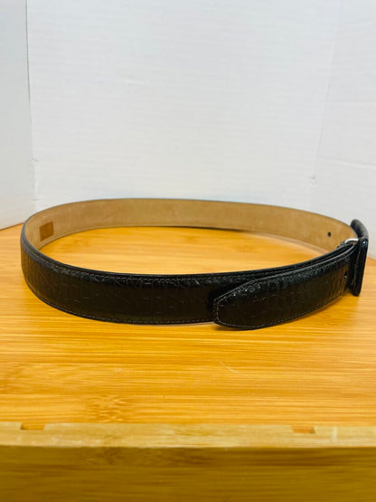 NORMA KAMALI CALFSKIN BELT 33 INCH LONG