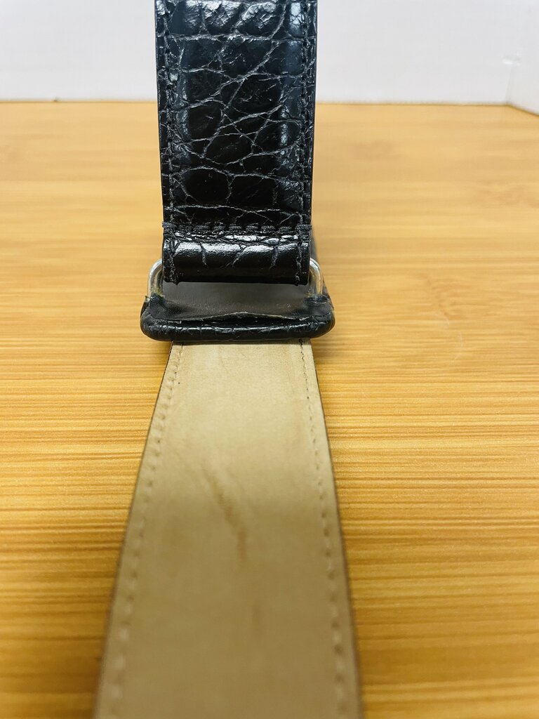 NORMA KAMALI CALFSKIN BELT 33 INCH LONG