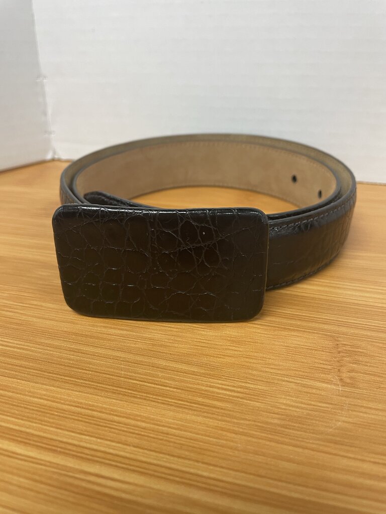 NORMA KAMALI CALFSKIN BELT 33 INCH LONG