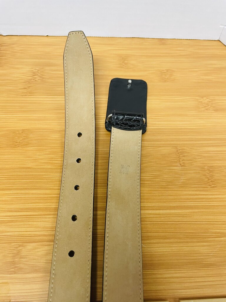 NORMA KAMALI CALFSKIN BELT 33 INCH LONG