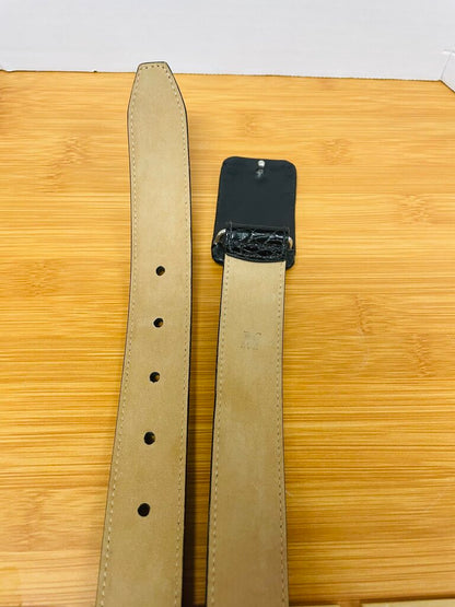 NORMA KAMALI CALFSKIN BELT 33 INCH LONG