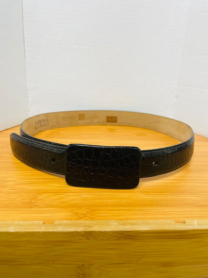 NORMA KAMALI CALFSKIN BELT 33 INCH LONG