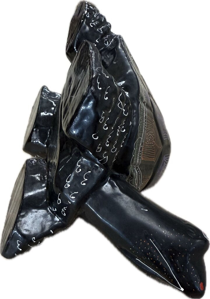 LACQUERED MANGO WOOD LONGEVITY TURTLE