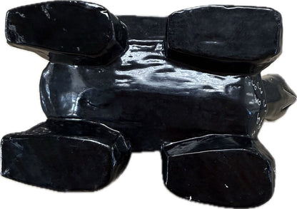 LACQUERED MANGO WOOD LONGEVITY TURTLE