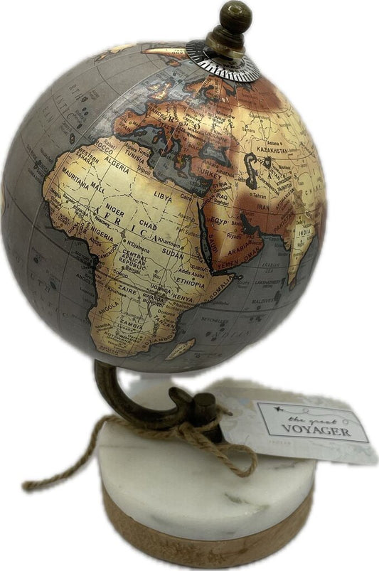 VOYAGER MARBLE BASE GLOBE