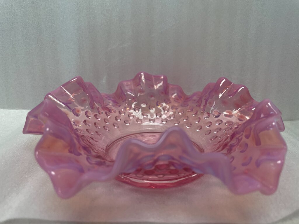 FENTON PINK CANDY DISH