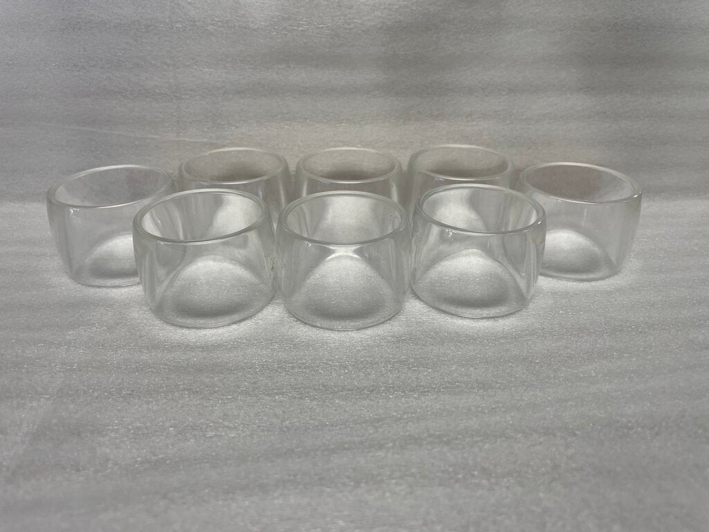 ACRYLIC ROUND NAPKIN RING HOLDER SET OF 8