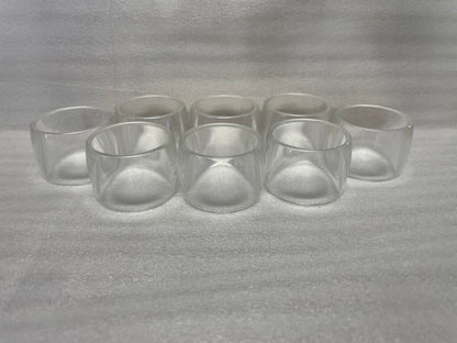 ACRYLIC ROUND NAPKIN RING HOLDER SET OF 8
