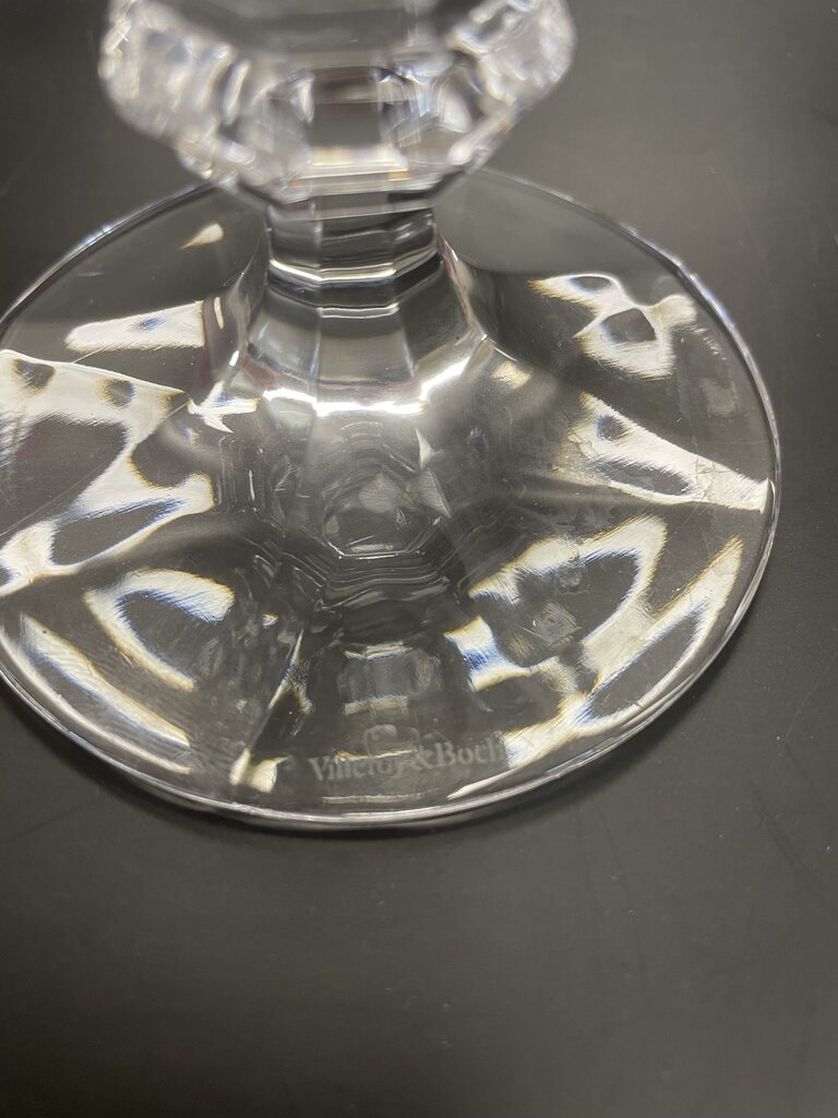 VILLEROY AND BOCH WATER GOBLETS 6 IN SET OF 4