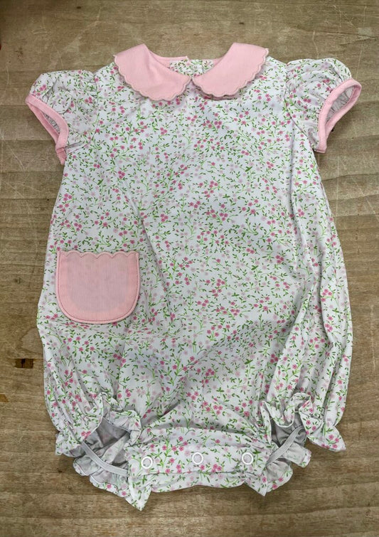 ZUCCINI KIDS FLORAL BUBBLE ROMPER