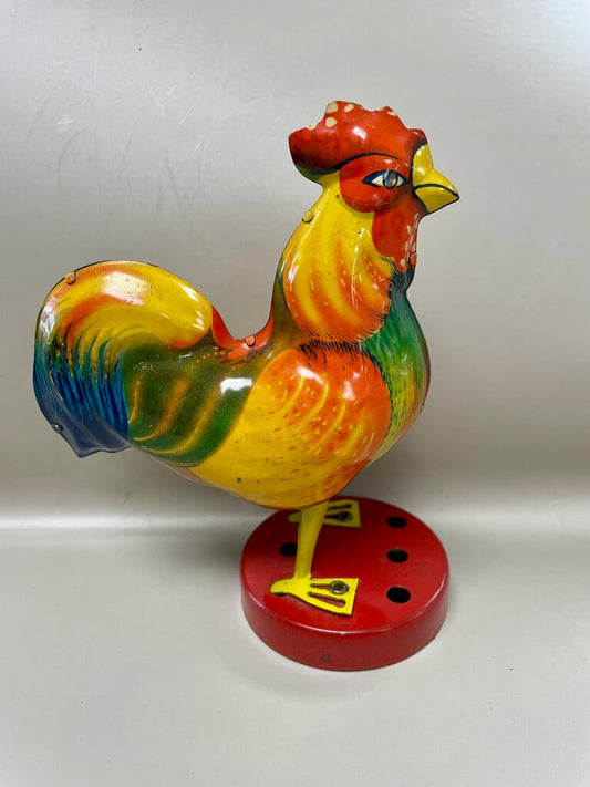 VINTAGE METAL ROOSTER DECOR