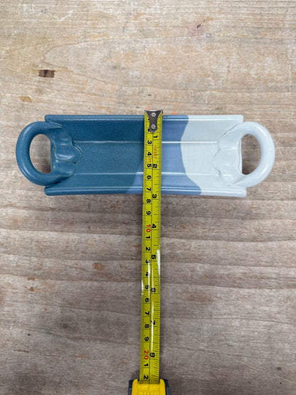 CERAMIC BLUE TO CREAM SMALL TRAY