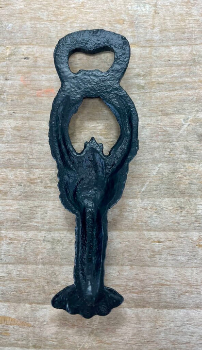 CAST IRON LOBSTER BOTTLE OPENER 5.5"