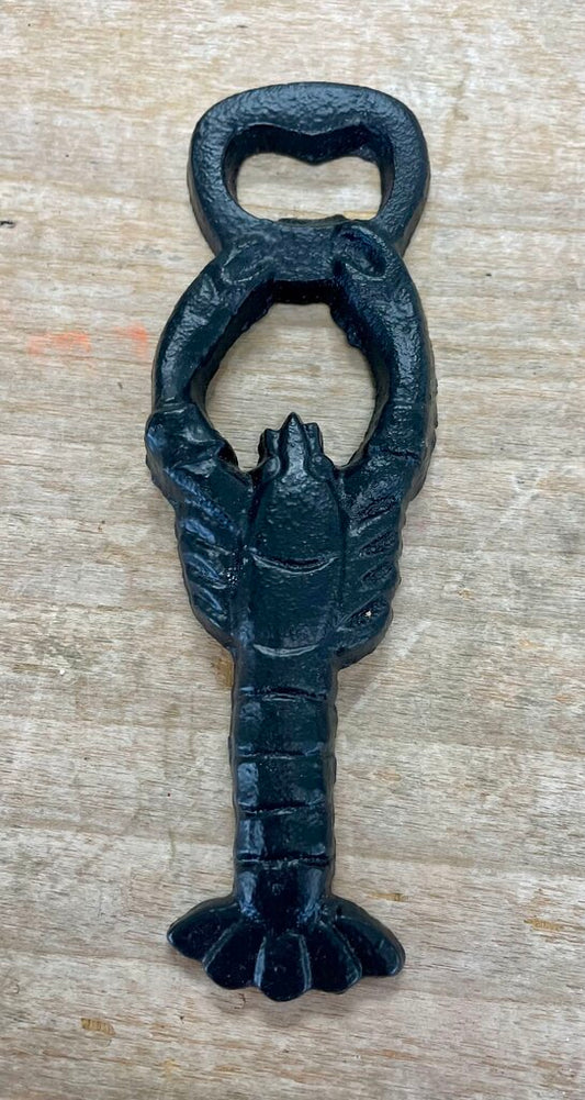 CAST IRON LOBSTER BOTTLE OPENER 5.5"