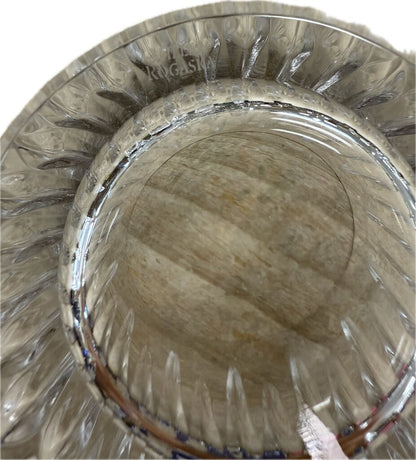 MILLER ROGASKA CRYSTAL SOHO DOUBLE OLD FASHIONED GLASSES SET OF 2