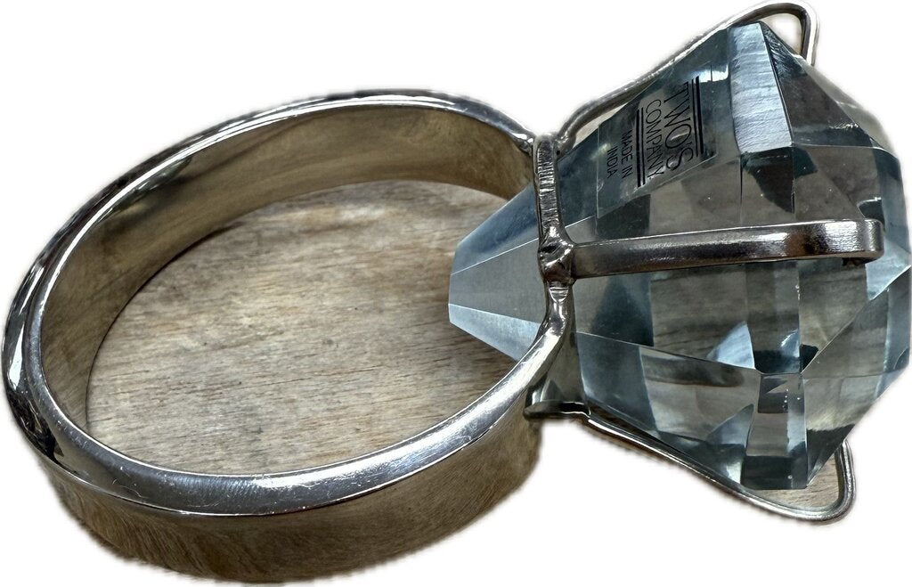 TWOS COMPANY ENGAGEMENT RING DECOR/NAPKIN RING