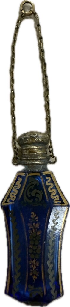 REGENCY GOLD TOPPED SMELLING SALT BOTTLE