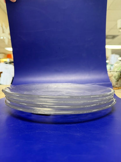VINTAGE KOSTA BODA GLASS CRAB PARTY PLATES