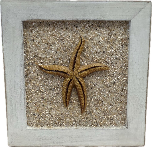 SAND AND STARFISH TISSUE BOX COVER