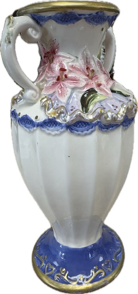 CERAMIC FLOWER JUG VASE