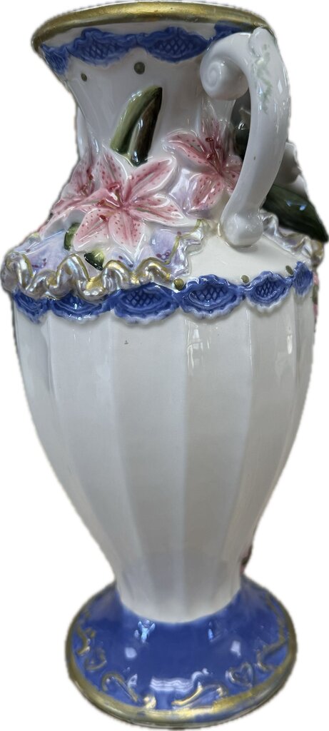 CERAMIC FLOWER JUG VASE