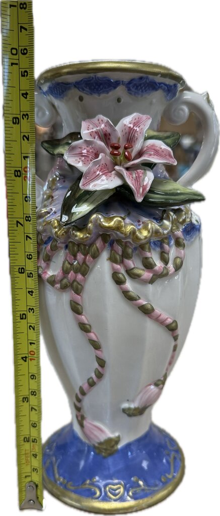 CERAMIC FLOWER JUG VASE