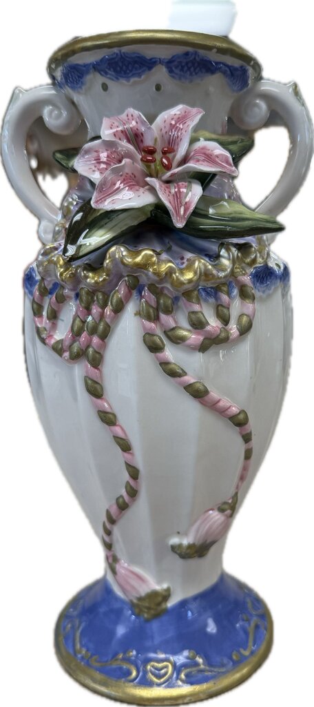 CERAMIC FLOWER JUG VASE