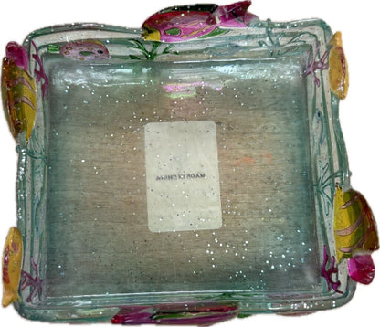 ACRYLIC SPARKLE FISH NAPKIN HOLDER