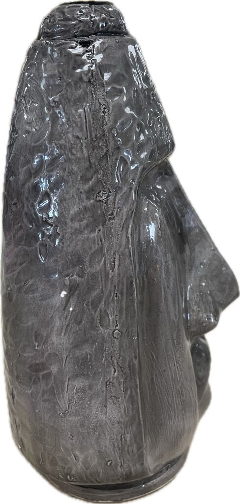 CERAMIC TIKI HEAD GARDEN TORCH