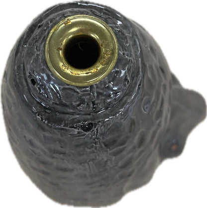 CERAMIC TIKI HEAD GARDEN TORCH