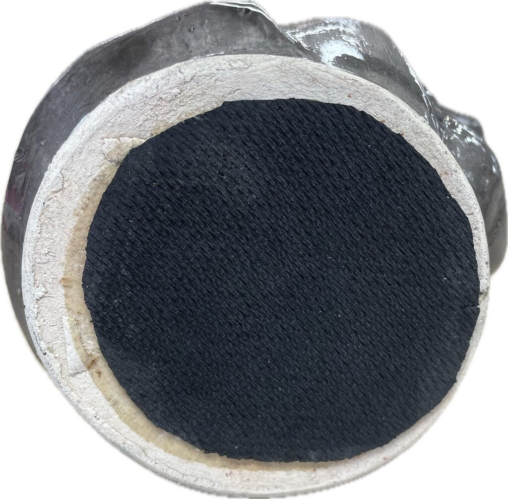 CERAMIC TIKI HEAD GARDEN TORCH